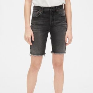 Gap High Rise Denim Bermuda Shorts